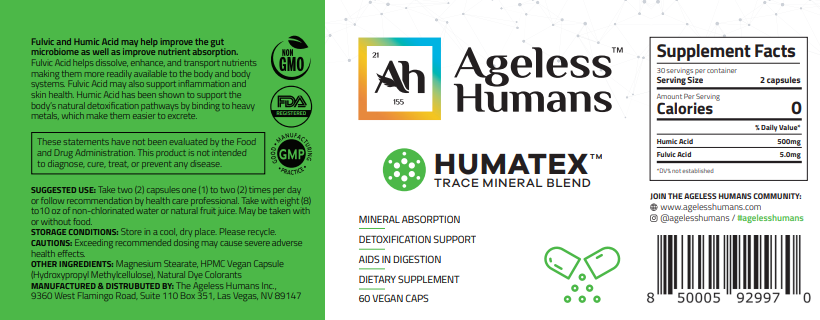 Trace Minerals with Fulvic & Humic Acid: Humatex™