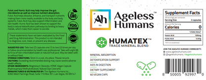 Trace Minerals with Fulvic & Humic Acid: Humatex™