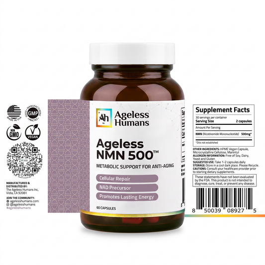 Ageless NMN 500™ - Metabolic Support for Anti-Aging