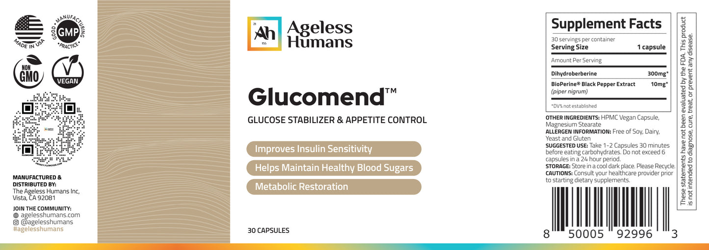 Glucomend™ - Glucose Stabilizer & Appetite Control