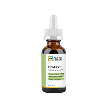 Protex™ bottle with white dropper top and current label